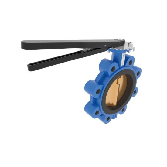 Nodular Cast Iron Butterfly Valve - Lug - Lever Operated 