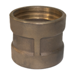 Bronze FSB X FPT Coupling SR Grooved for Brazing Ring - Mil-F-1183 - 400 WOG