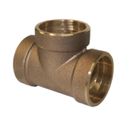 Tee Grooved for Brazing Ring - Mil-F-1183 - 400 WOG