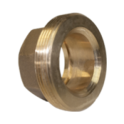 Bronze Union Threadpiece Grooved for Brazing Ring - Mil-F-1183 - 400 WOG