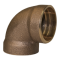 Bronze 90 Deg Elbow SR Grooved for Brazing Ring - Mil-F-1183 - 400 WOG