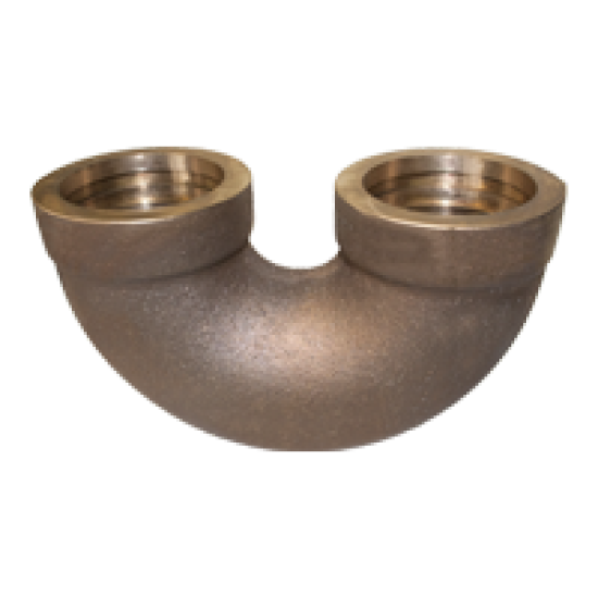 Bronze Return Bend Grooved for Brazing Ring - Mil-F-1183 - 400 WOG
